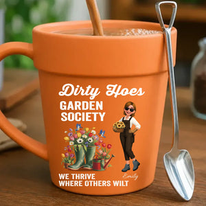 Personalized Plant Pot Mugs – Funny Garden Pun Cup Gifts