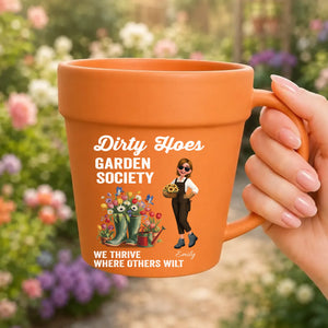 Personalized Plant Pot Mugs – Funny Garden Pun Cup Gifts