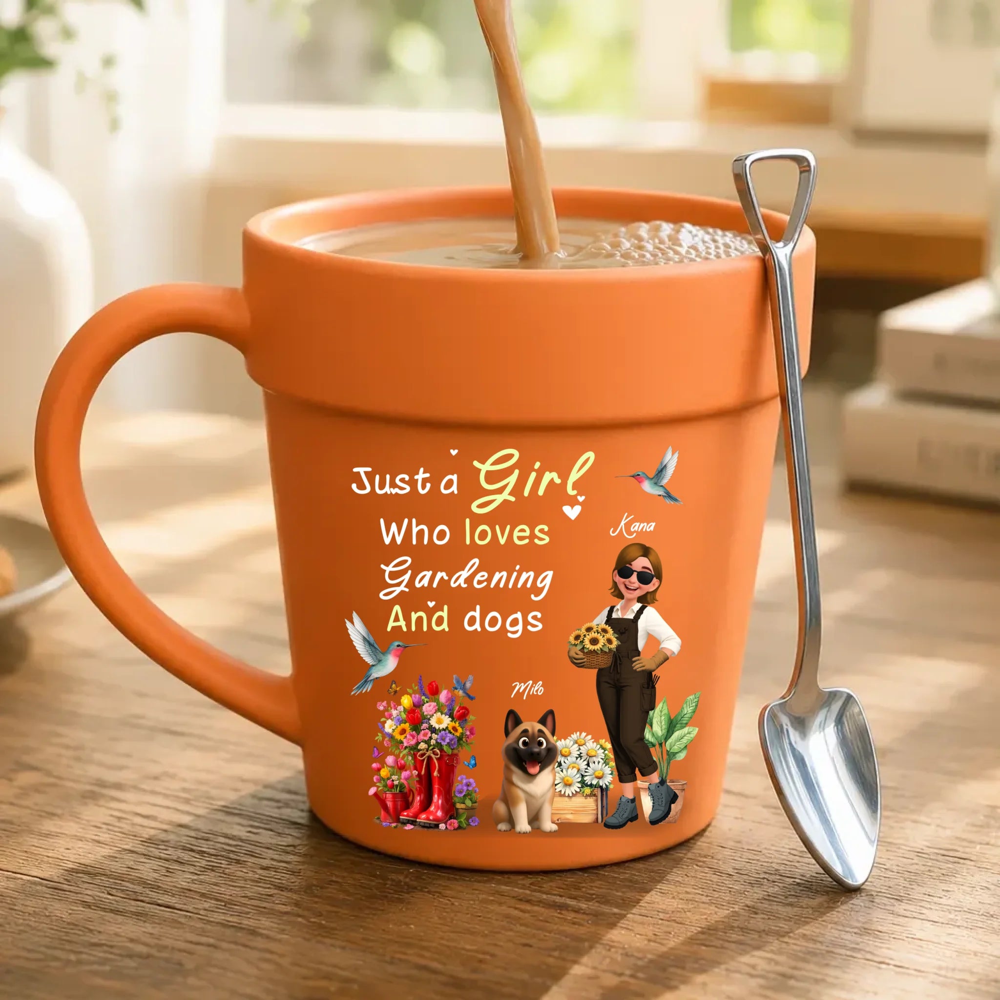 Special Gift For Gardeners – Customized Plant Pot Ceramic Mugs