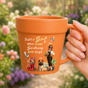 Special Gift For Gardeners – Customized Plant Pot Ceramic Mugs