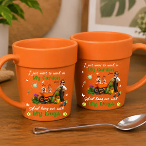 Personalized Plant Pot Mugs - For Gardeners And Dog Lovers