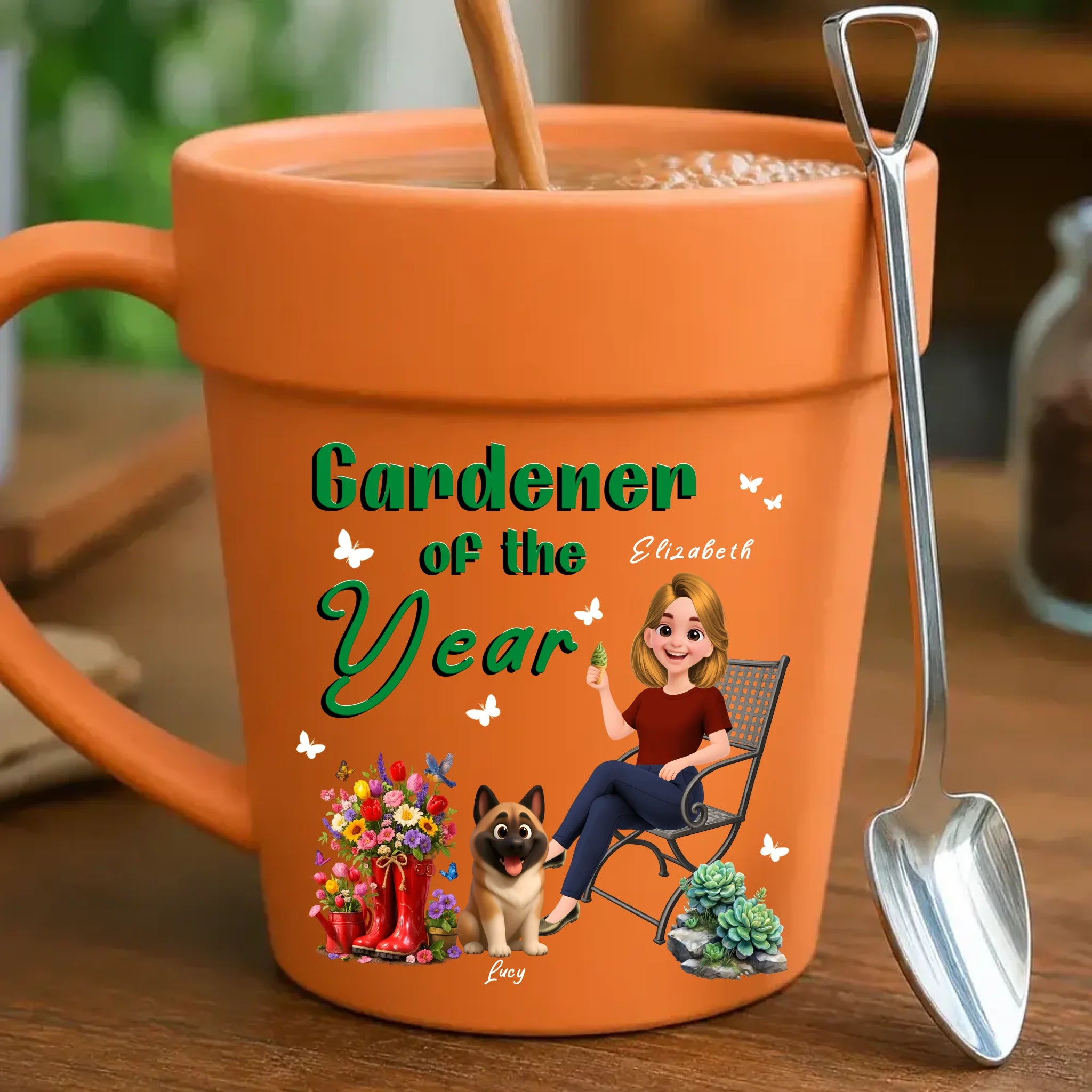 Unique Custom Plant Pot Mugs - Present For Best Gardeners