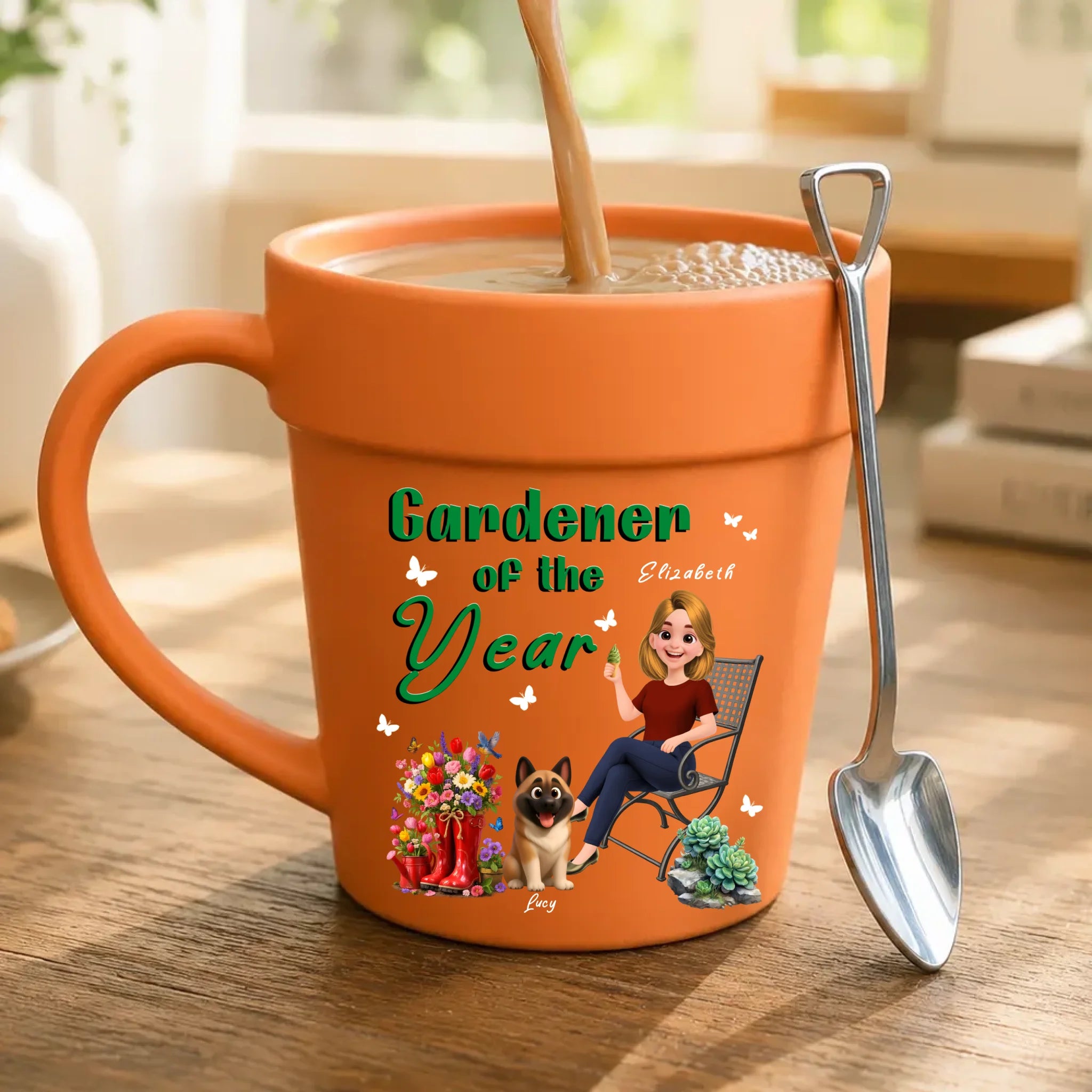Unique Custom Plant Pot Mugs - Present For Best Gardeners
