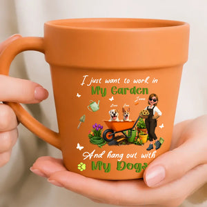 Personalized Plant Pot Mugs - For Gardeners And Dog Lovers