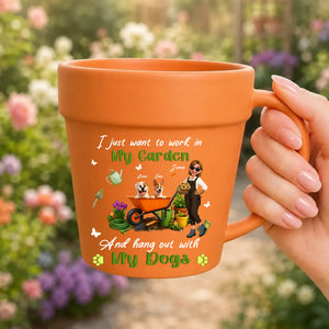 Personalized Plant Pot Mugs - For Gardeners And Dog Lovers