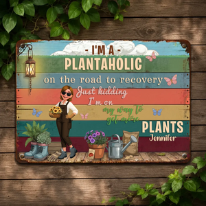 Bespoke Metal Signs Decor – Weatherproof Vintage Rainbow For Garden