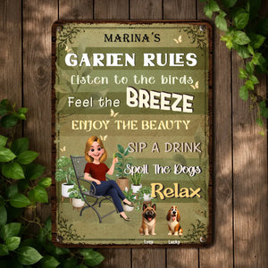 Customized Metal Signs Decor – Funny Outdoor Wall Signs For Gardeners