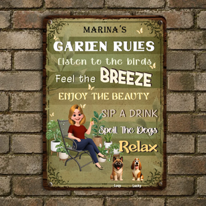 Customized Metal Signs Decor – Funny Outdoor Wall Signs For Gardeners
