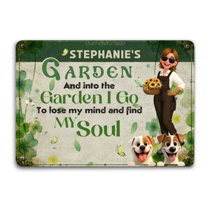 Weatherproof Vintage Garden Metal Signs – Gardeners And Dog Lovers Gift Bespoke