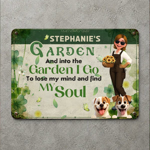 Weatherproof Vintage Garden Metal Signs – Gardeners And Dog Lovers Gift Bespoke
