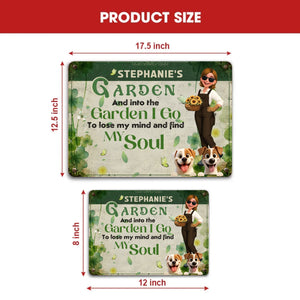 Weatherproof Vintage Garden Metal Signs – Gardeners And Dog Lovers Gift Bespoke