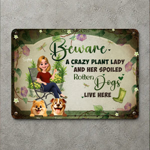 Customized Purple Morning Glory Yard Decor – Funny Outdoor Wall Metal Signs For Gift
