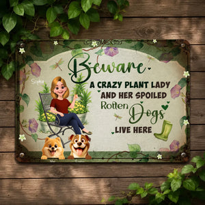 Customized Purple Morning Glory Yard Decor – Funny Outdoor Wall Metal Signs For Gift
