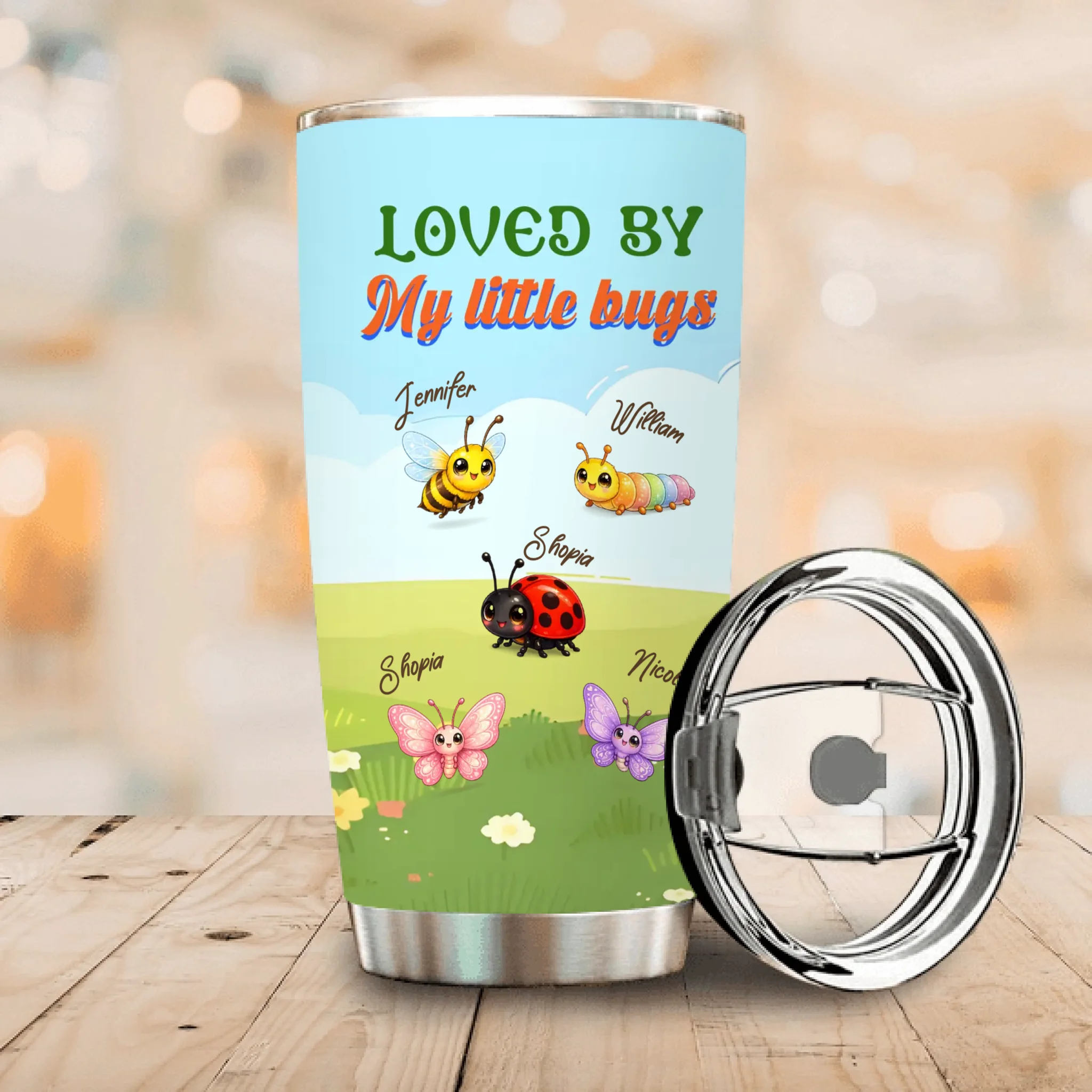 Personalized Blessed To Be Called Grandma Tumbler – Lovely Gift For Gardeners