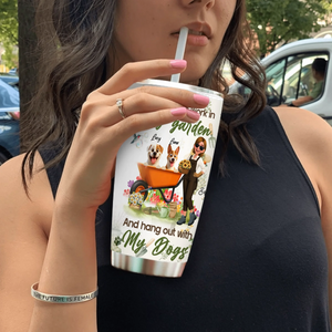 Custom Work In My Garden Tumbler – Gardeners Gift Cup