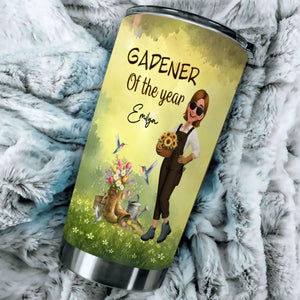 Personalized Gardener Of The Year Tumbler – Special Cup Gift