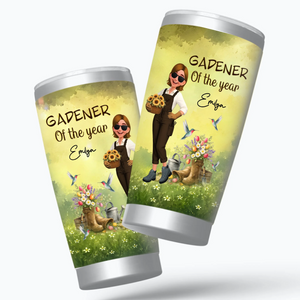 Personalized Gardener Of The Year Tumbler – Special Cup Gift
