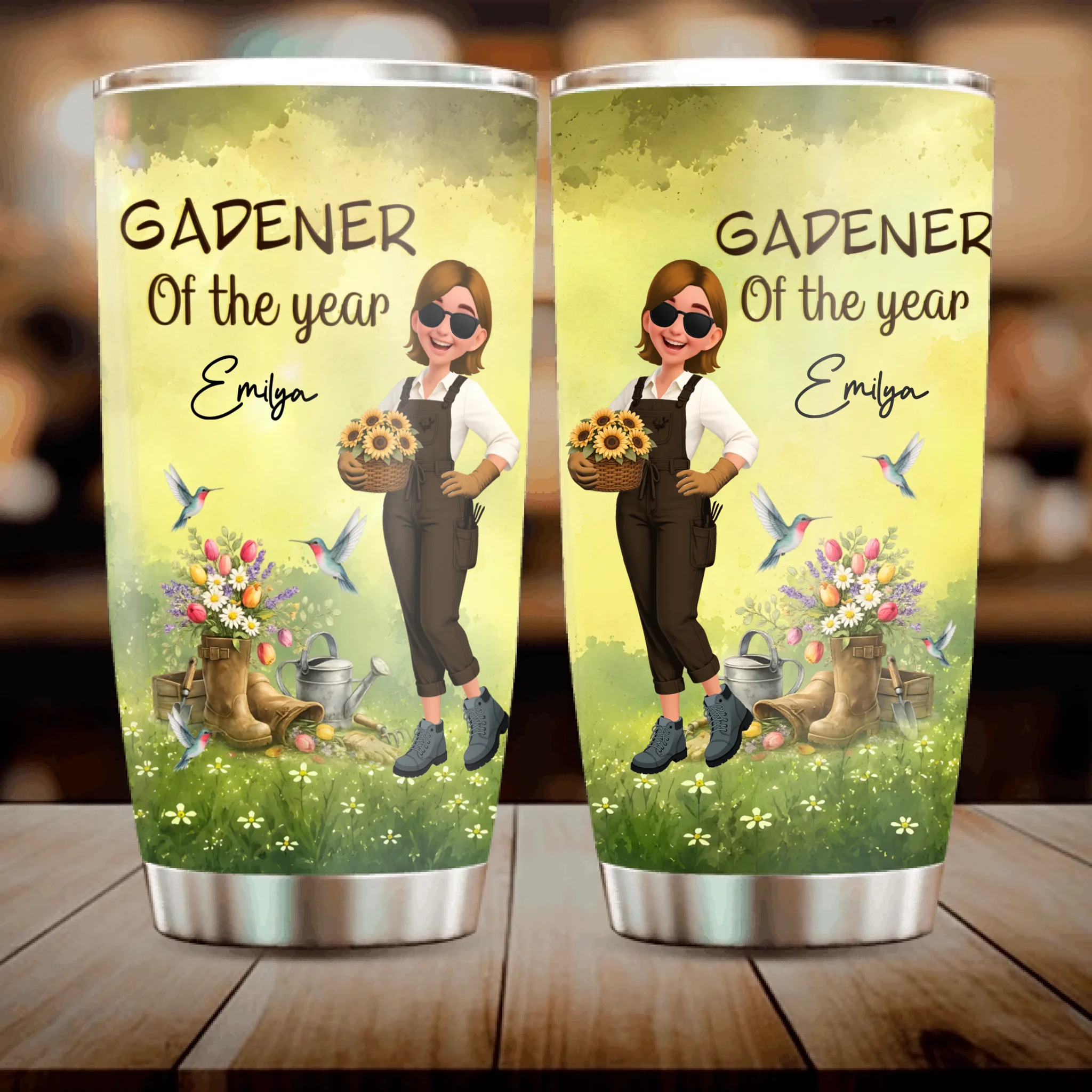 Personalized Gardener Of The Year Tumbler – Special Cup Gift
