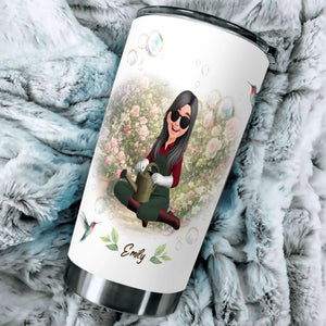 Garden Soul Healing Quotes Tumbler – Customized Coffee Cup