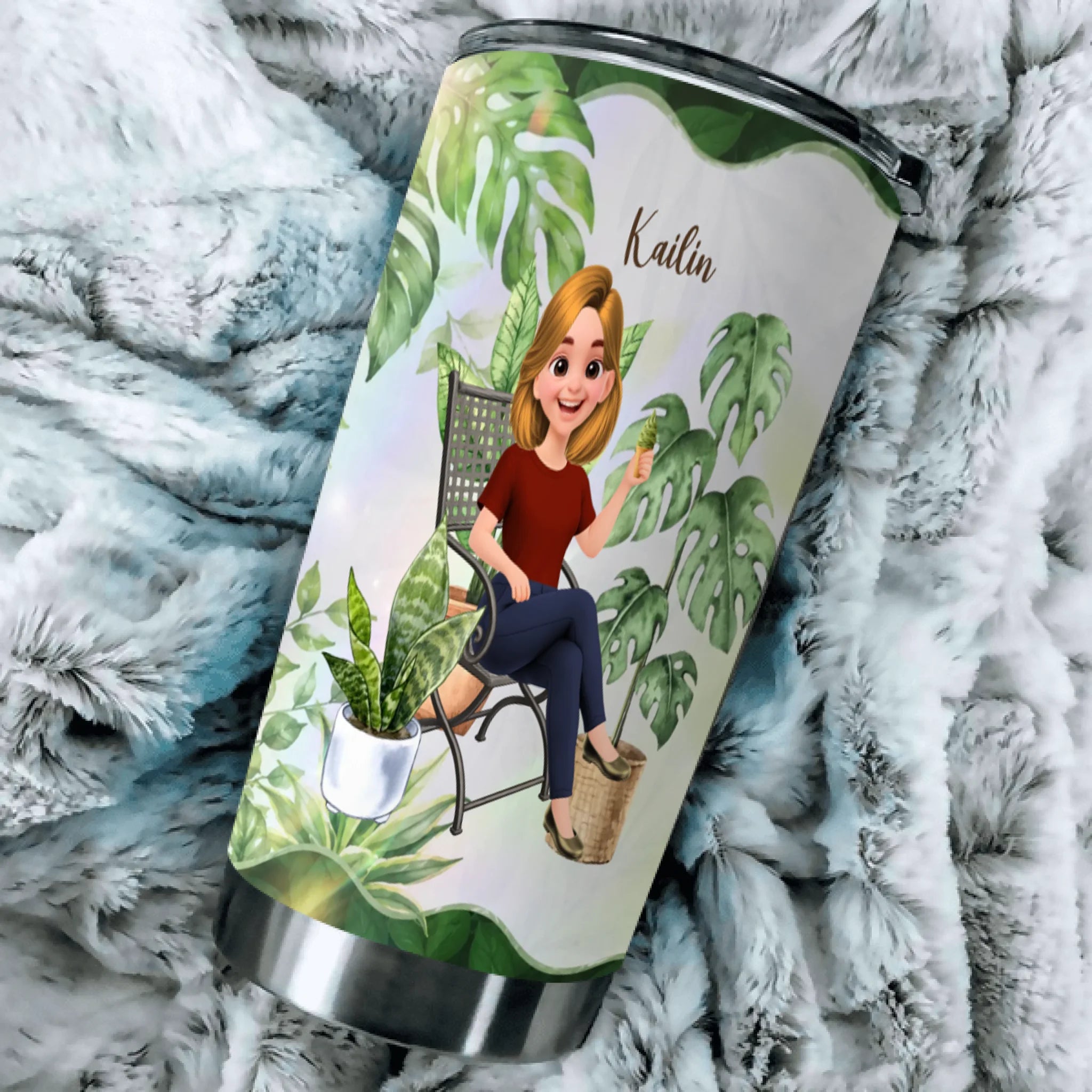 Customized Tumbler For Gardeners - Funny Once Upon A Time Story