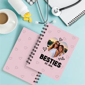 Besties Personalized Photo Spiral Journal | 89Prints