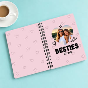 Besties Personalized Photo Spiral Journal | 89Prints