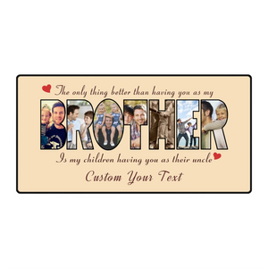 Personalized Brother Mouse Pad – Custom Photo Gift | 89Prints