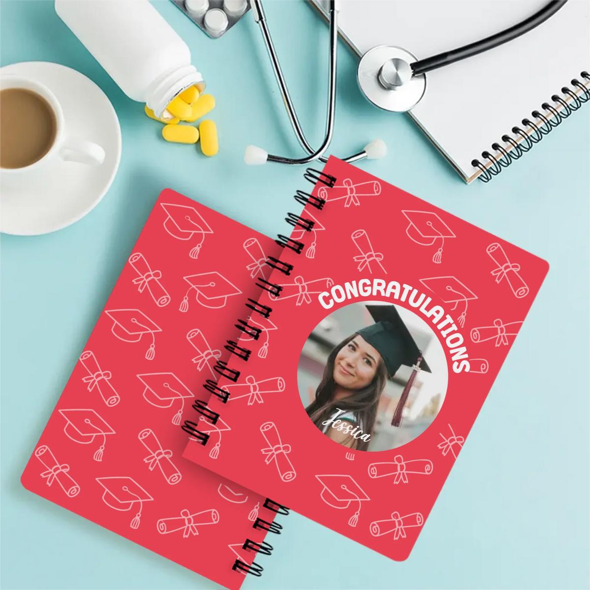 Congratulations Graduation Photo Spiral Journal | 89Prints