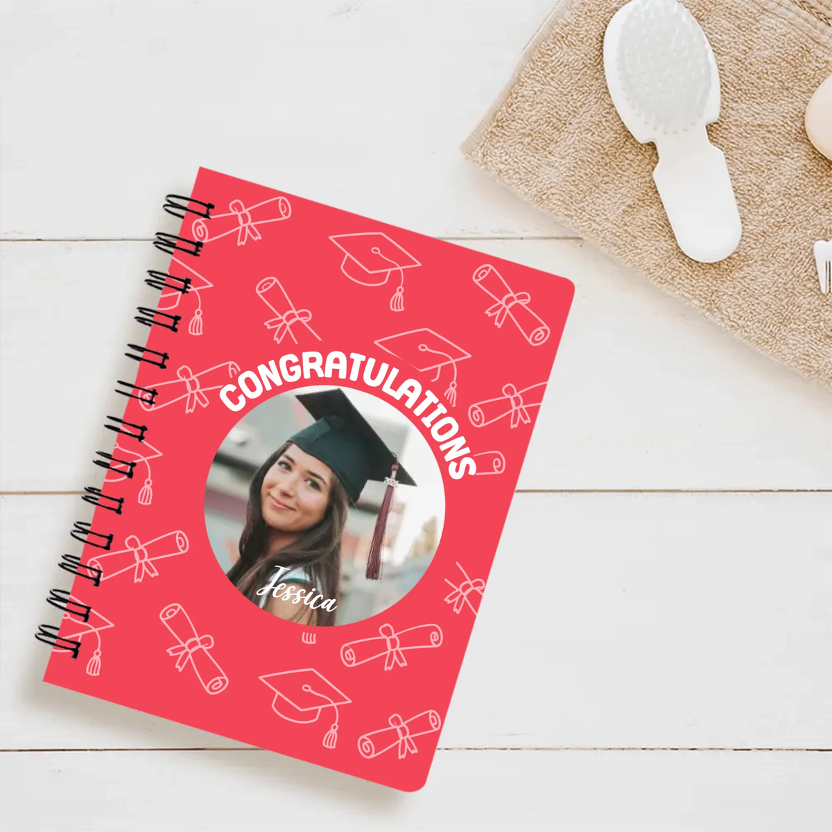 Congratulations Graduation Photo Spiral Journal | 89Prints