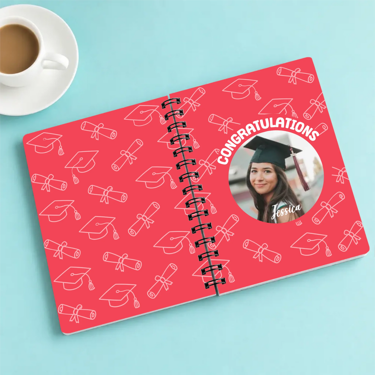 Congratulations Graduation Photo Spiral Journal | 89Prints
