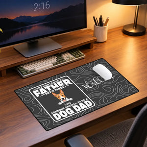 Personalized Dog Dad Mouse Pad with Custom Dog & Name | 89Prints