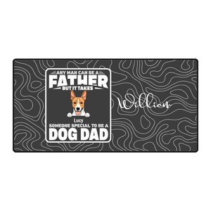 Personalized Dog Dad Mouse Pad with Custom Dog & Name | 89Prints