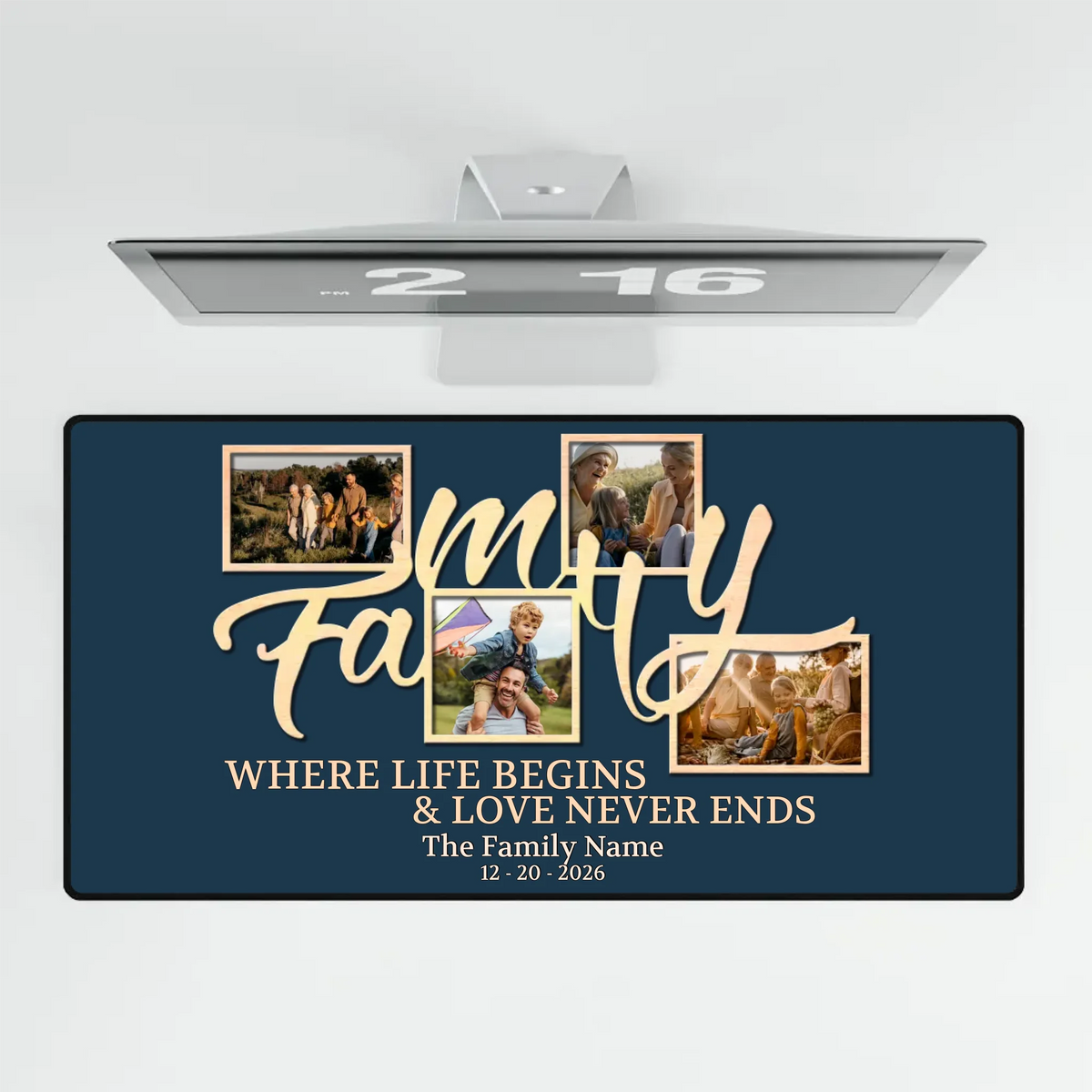 Customized Family Mouse Pad – Personalized Photo Gift | 89Prints