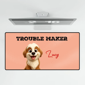 Personalized 1-3 Dogs Mouse Pad with Custom Names | 89Prints