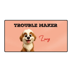 Personalized 1-3 Dogs Mouse Pad with Custom Names | 89Prints