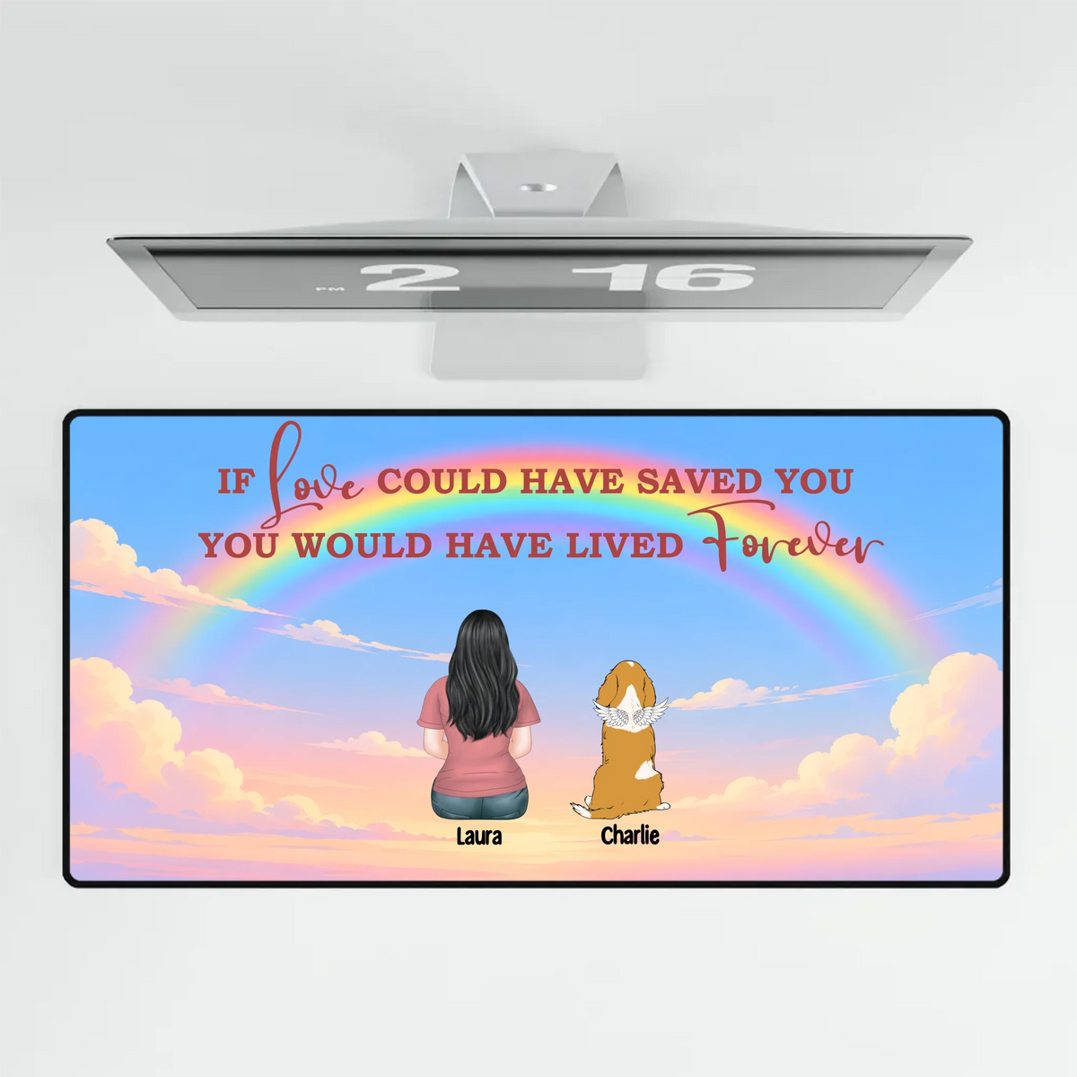 If Love Could Have Saved You Dog Memorial Mouse Pad | 89Prints