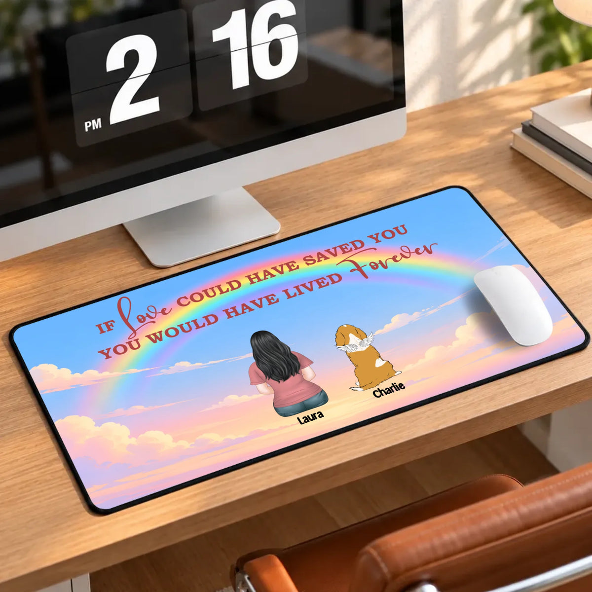 If Love Could Have Saved You Dog Memorial Mouse Pad | 89Prints