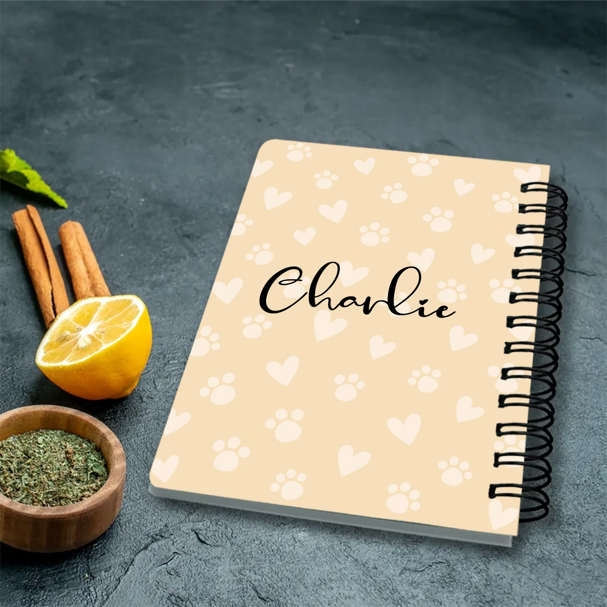 Life Is Better With A Dog Personalized Spiral Bound Journal | 89Prints
