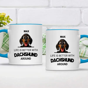 Personalized Dog Mug – Life Is Better With Dogs | 89Prints
