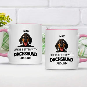 Personalized Dog Mug – Life Is Better With Dogs | 89Prints