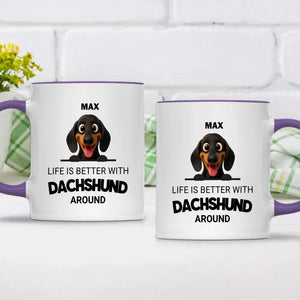 Personalized Dog Mug – Life Is Better With Dogs | 89Prints