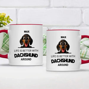 Personalized Dog Mug – Life Is Better With Dogs | 89Prints