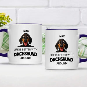 Personalized Dog Mug – Life Is Better With Dogs | 89Prints
