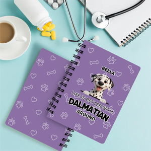 Personalized Dog Journal – Life Is Better With a Dog Around