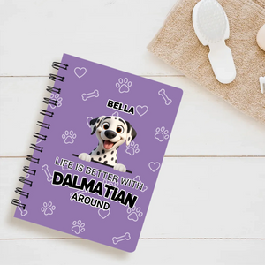 Personalized Dog Journal – Life Is Better With a Dog Around