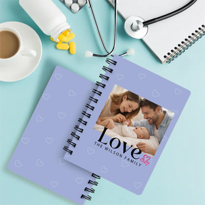 Love Personalized Family Photo Spiral Journal | 89Prints