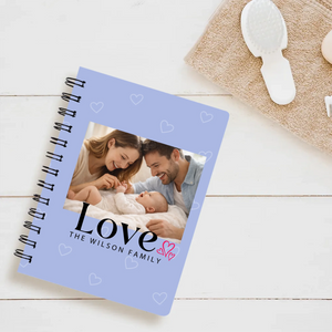 Love Personalized Family Photo Spiral Journal | 89Prints