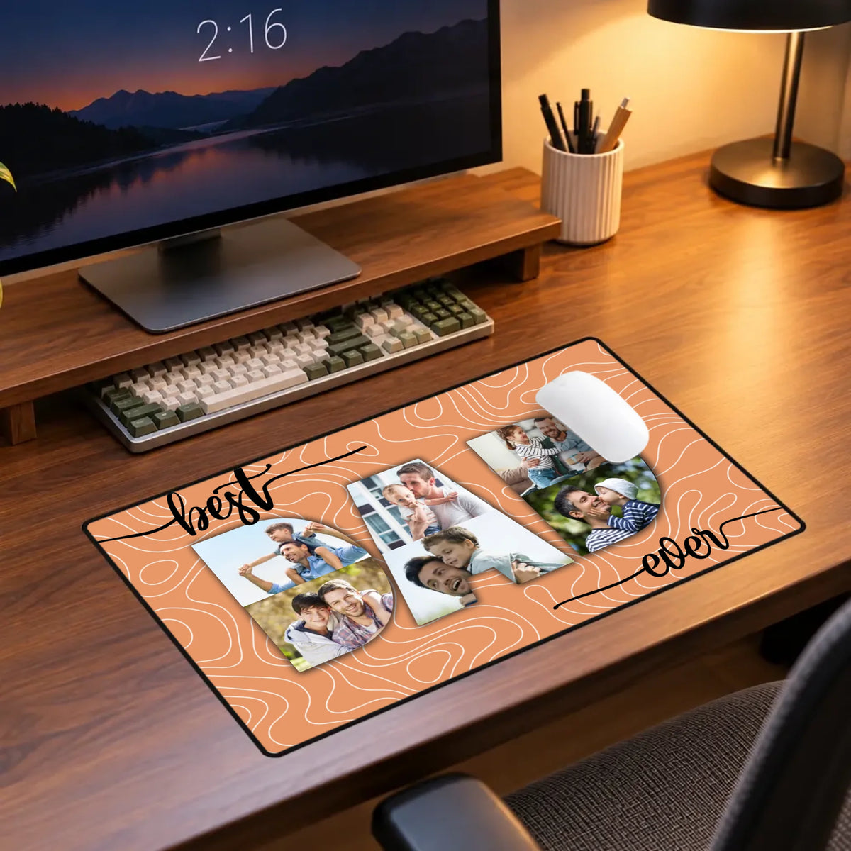 Personalized Dad Photo Mouse Pad – Custom Gift for Dad | 89Prints