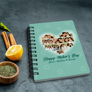 Mother’s Day Photo Collage Spiral Journal | 89Prints