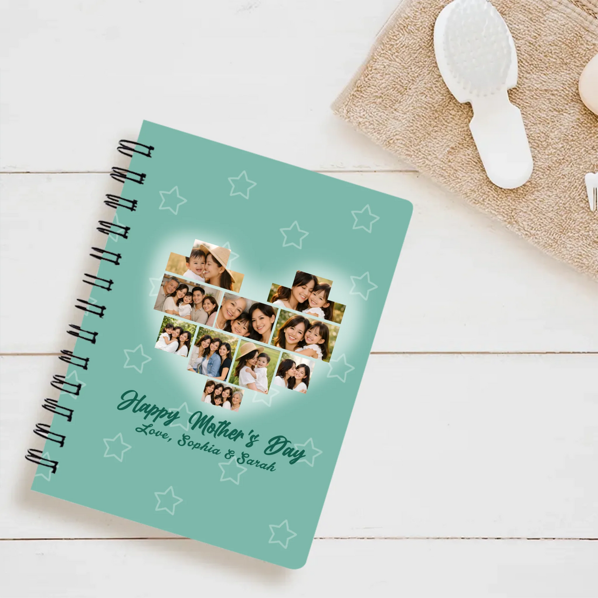 Mother’s Day Photo Collage Spiral Journal | 89Prints